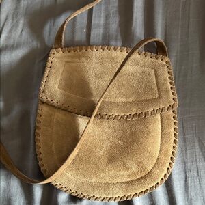 Saint Laurent Suede Crossbody Bag